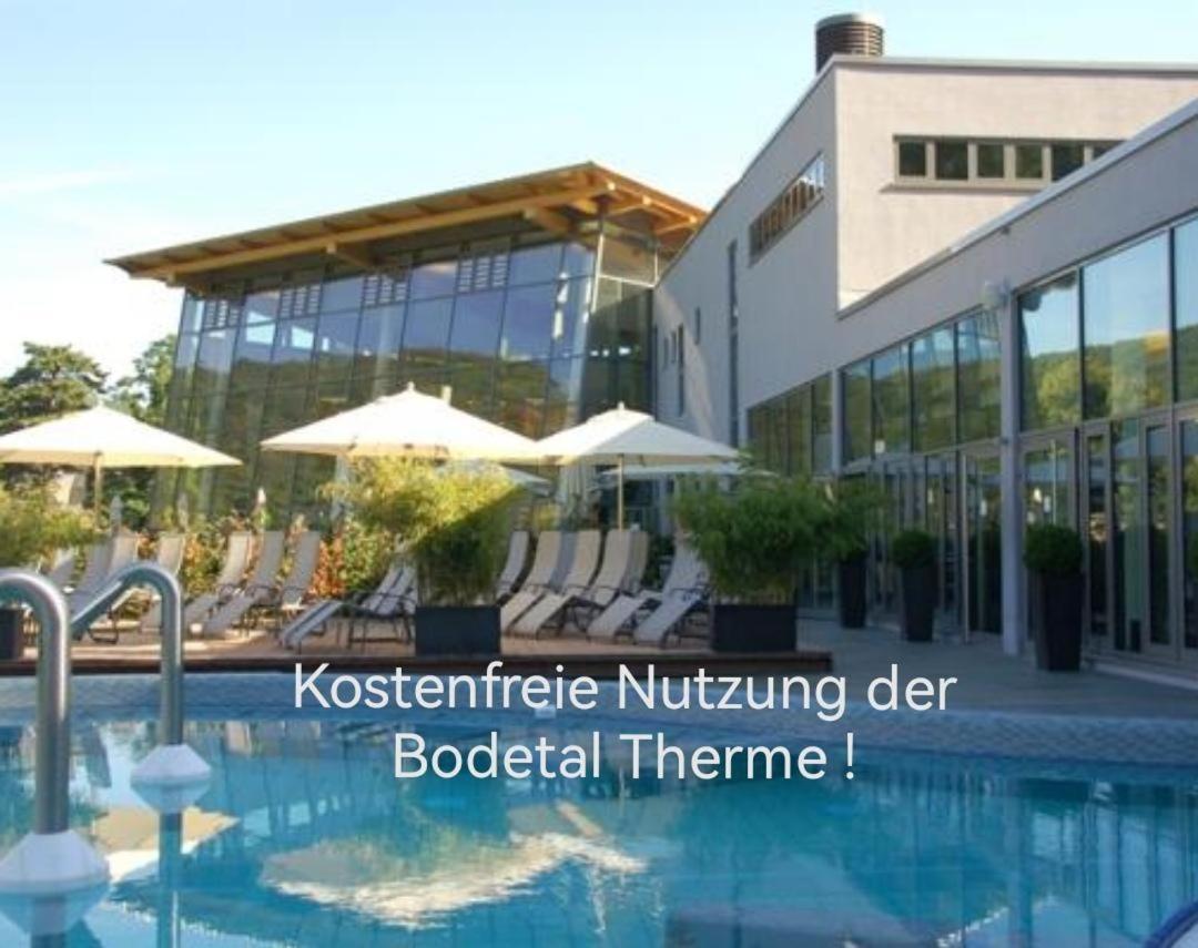 Hotelpark Bodetal Mit Ferienwohnungen ターレ エクステリア 写真
